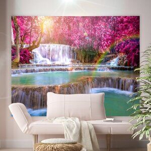 Abstract Art Vintage Chic Glam Farmhouse Style Boho Bohemian Gift Set Cute Pink